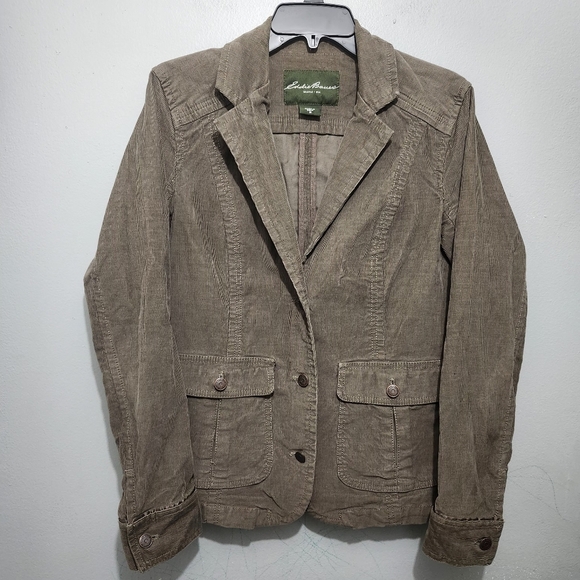 Eddie Bauer Jackets & Blazers - Eddie Bauer Women's Brown Corduroy Blazer Jacket Size M
